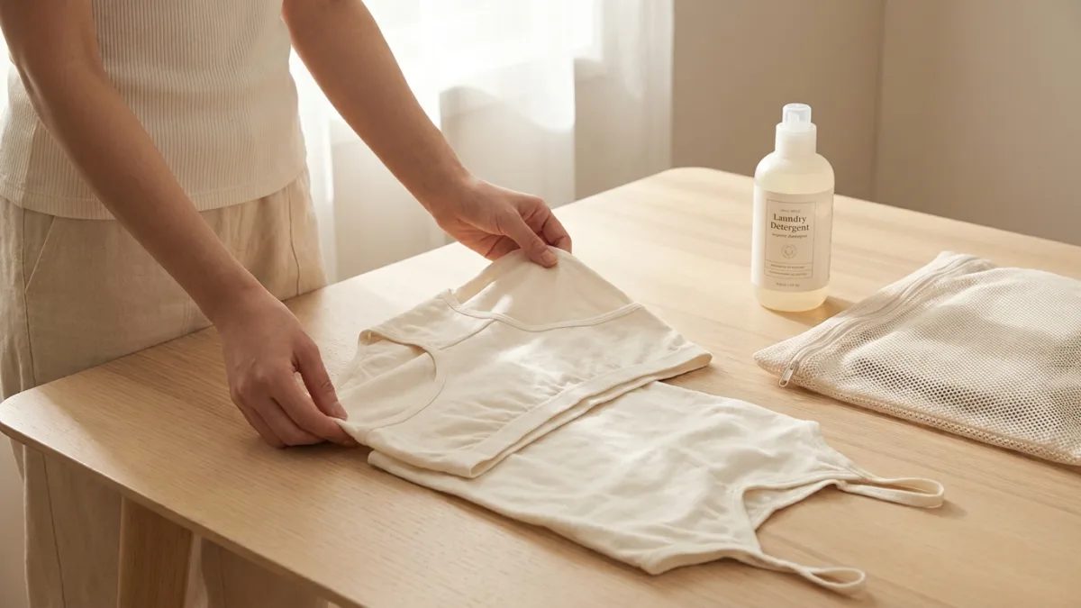 L'entretien pour préserver la qualité du coton.