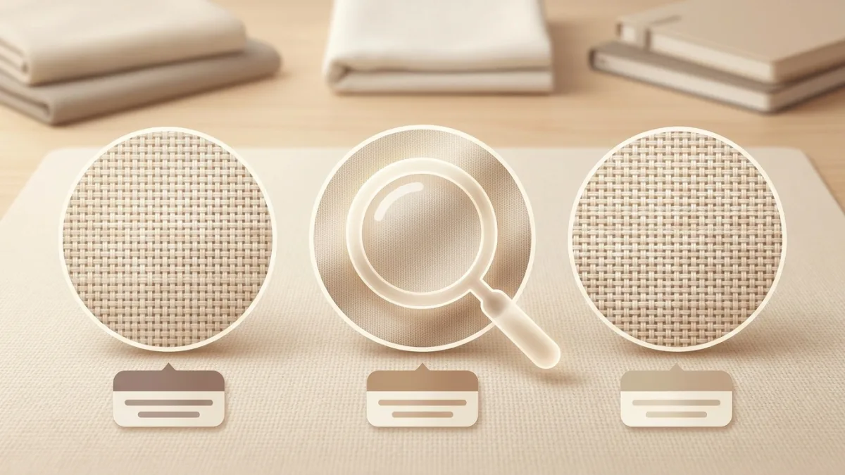 Gros plan sur des fibres de coton biologique utilisées pour la fabrication de culottes saines.