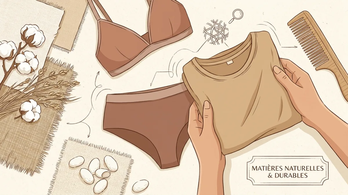 Choisir des matières naturelles et durables.