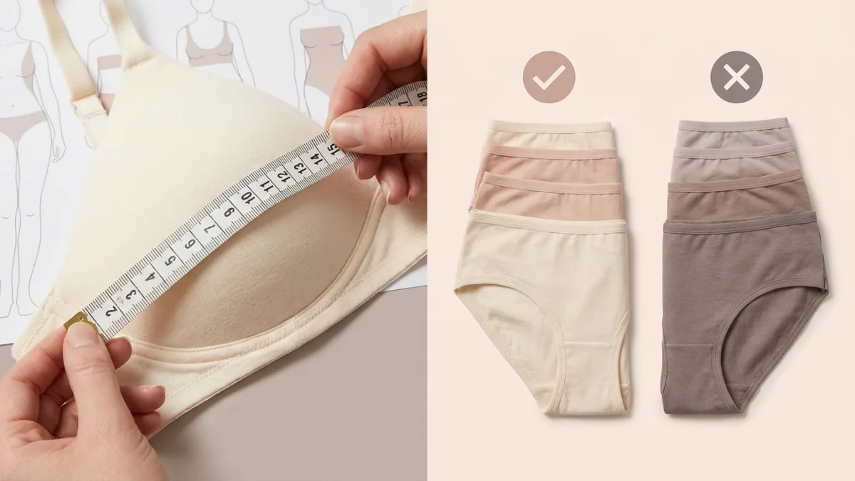 Comment choisir la bonne taille en lingerie coton grande taille.