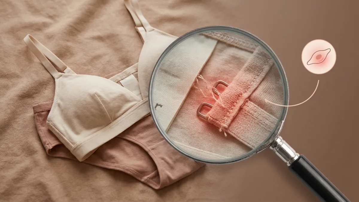Identifier les sources cachées d'irritation dans la lingerie.