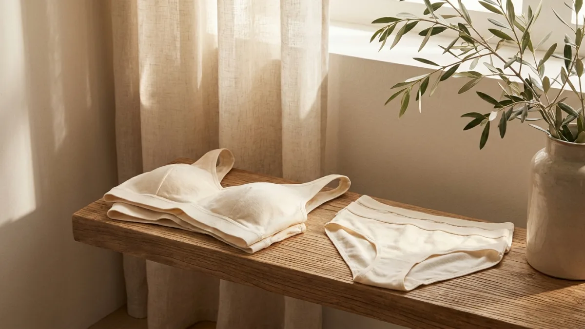 Lingerie coton pour peau sensible et allergies.