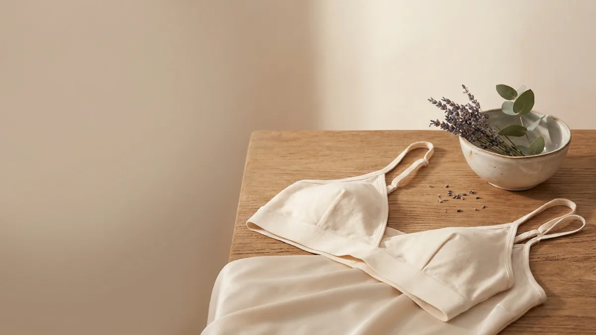 Transpiration et lingerie : solutions naturelles.