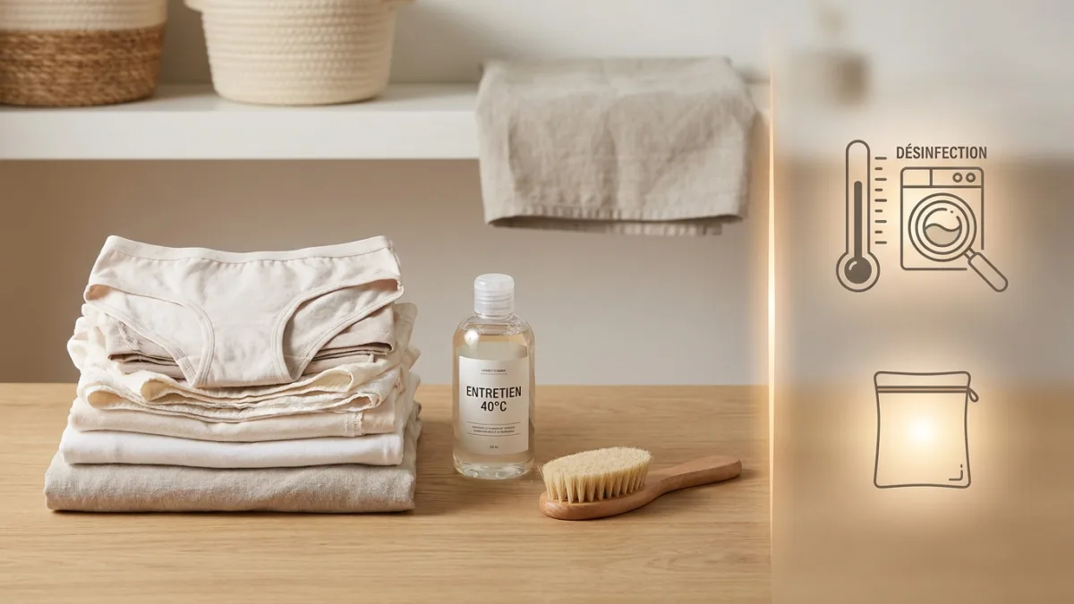 Entretien et lavage : les bonnes pratiques pour préserver hygiène et durabilité.