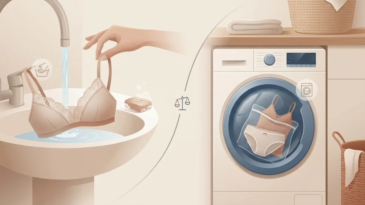 Faut-il laver la lingerie coton à la main ou en machine ?